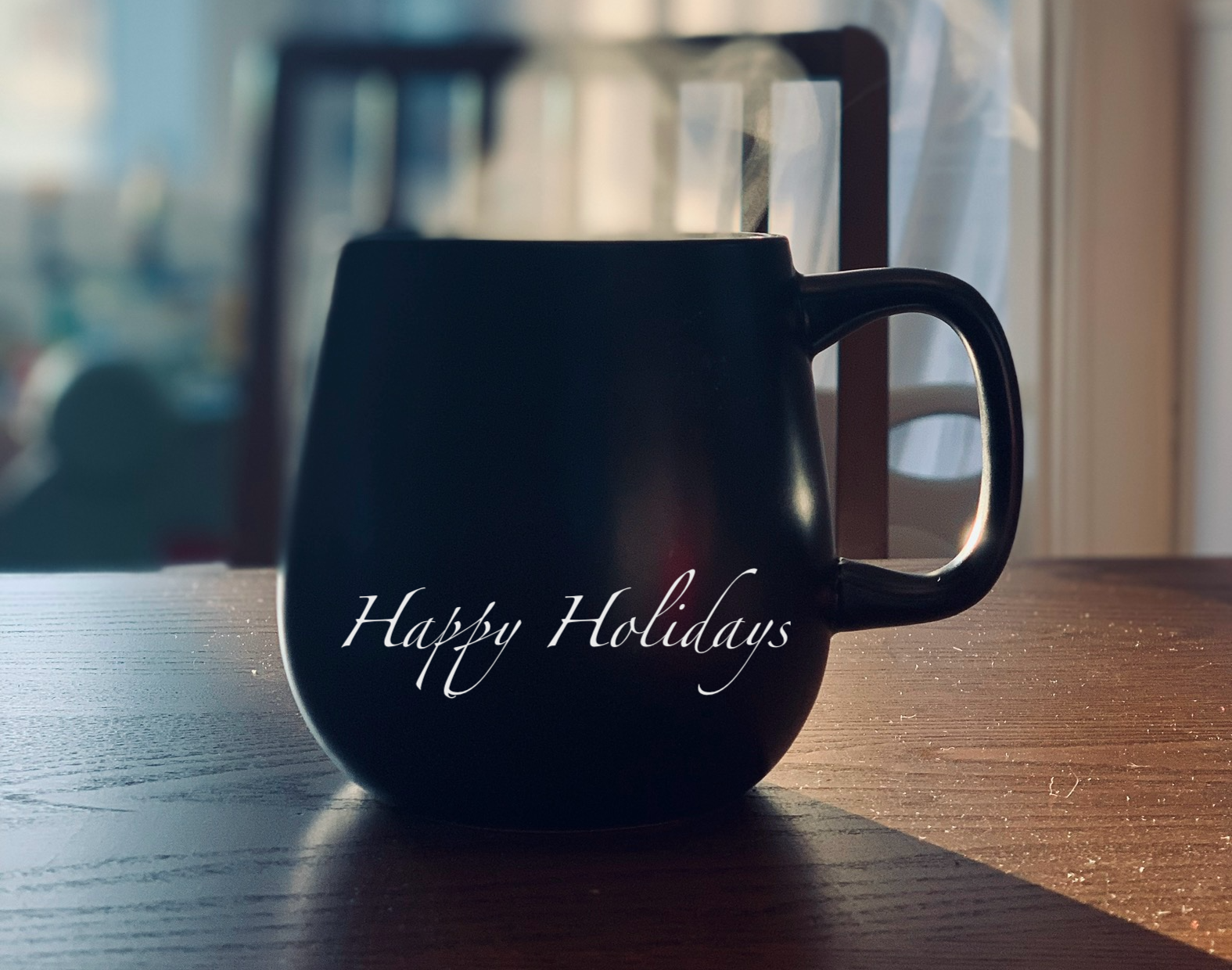 Photo of steaming mug by Julia Damerow